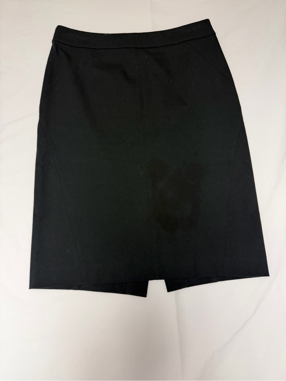 Ann Taylor Mid Length Black Pencil Skirt Size 2